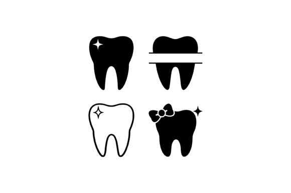 Dental Tooth Care Icon Set