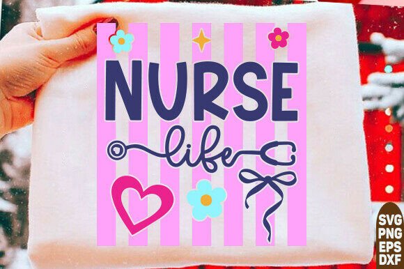Nurse Life SVG: Retro Charm, Real-World Embroidery