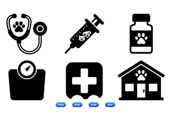 Pet Veterinary Icon Clipart