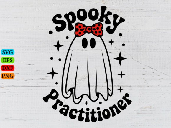 Spooky Practitioner Nurse SVG